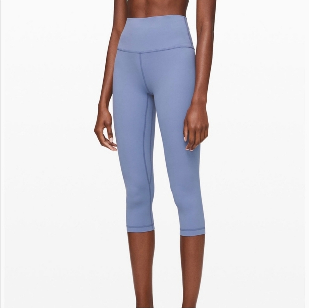 Lululemon Align Crop 21" Tempest Blue Size 4